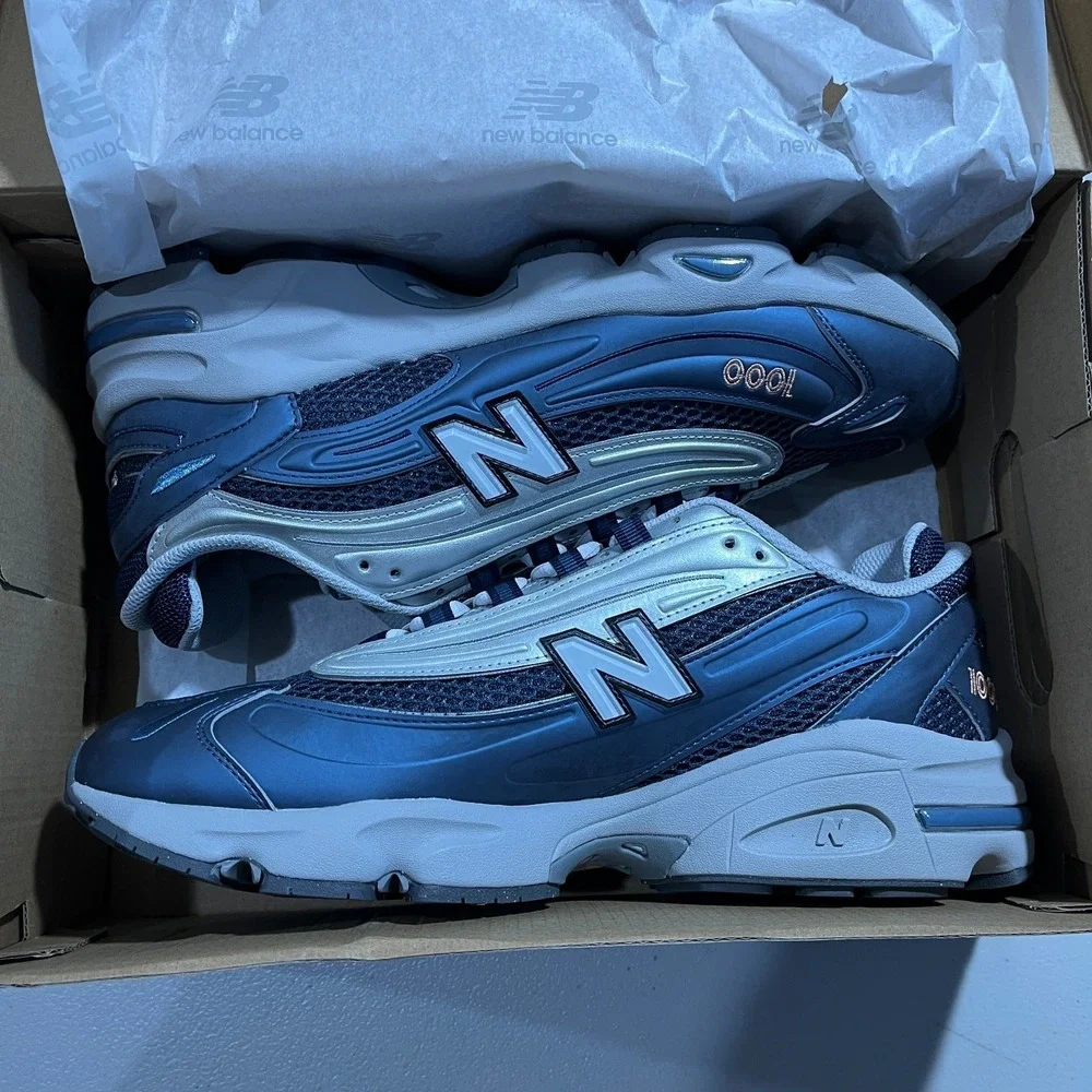 New Balance 1000 Blue Grey M1000P Men's Size 11.5 Running Shoes Women 13